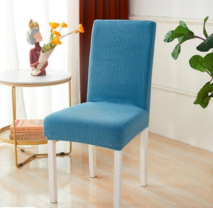 Еластичен калъф за стол "Комфорт", светло синьо